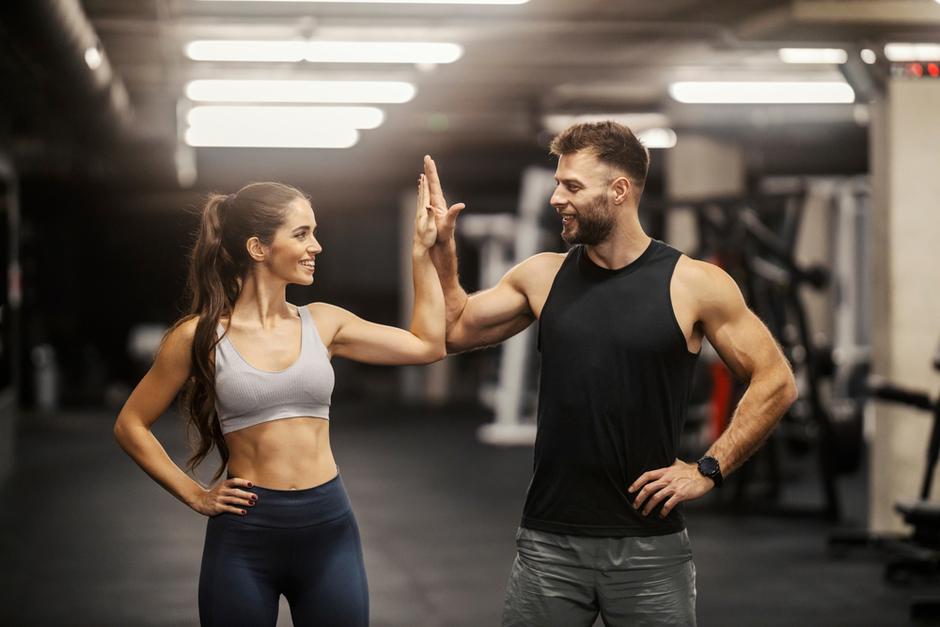 Fit,Muscular,Sportspeople,In,Shape,Giving,High,Five,To,Each | Author: shutterstock