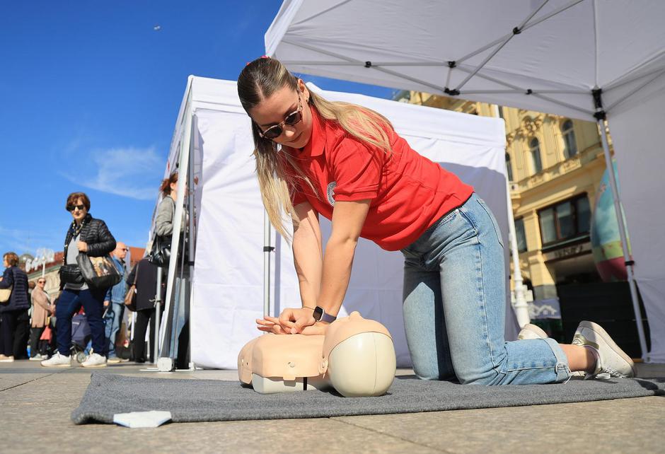Zagreb: Obilježavanje Svjetskog dana zdravlja na Trgu bana Josipa Jelačića | Author: Marko Prpic/PIXSELL