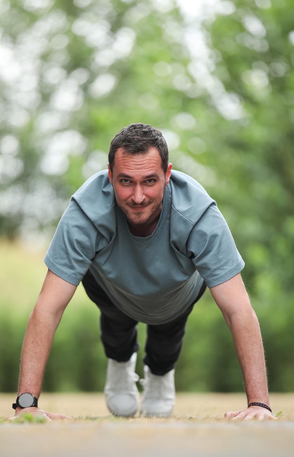 Zagreb: Ivan Vuzdara, kandidat projekta Lets get fit | Author: Emica Elvedji/PIXSELL