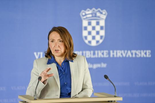 Zagreb: Izjava ministrice zdravstva Irene Hrstić nakon sjednice Vlade