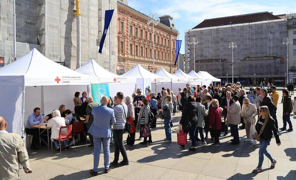 Zagreb: Obilježavanje Svjetskog dana zdravlja na Trgu bana Josipa Jelačića | Author: Marko Prpic/PIXSELL