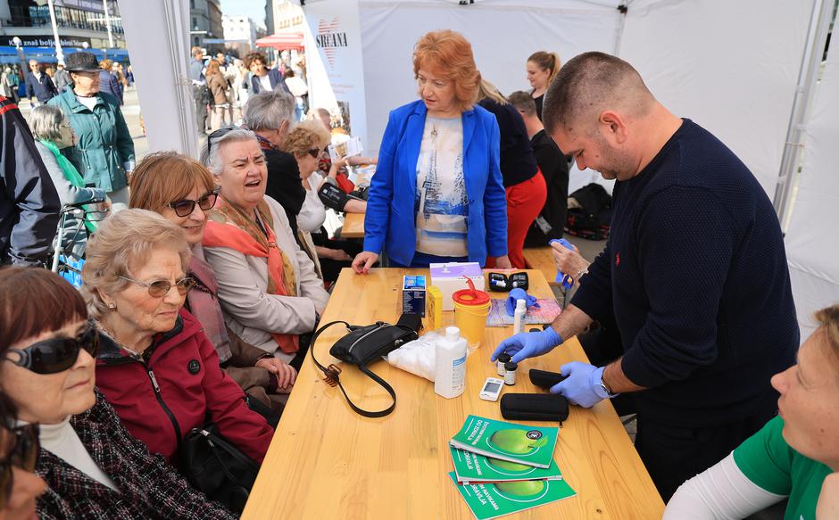 Zagreb: Obilježavanje Svjetskog dana zdravlja na Trgu bana Josipa Jelačića | Author: Marko Prpic/PIXSELL