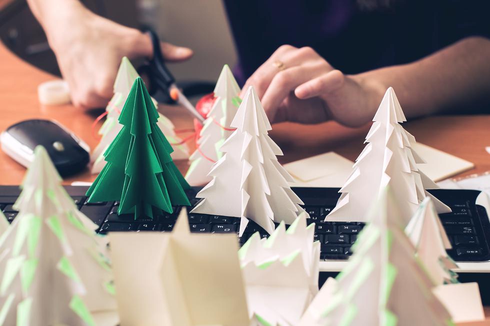 Radionica izrade origami ukrasa za bor