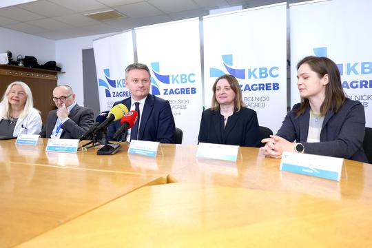 Zagreb: Konferencija za medije KBC-a Zagreb "Kad život dobije novu priliku granice nestaju"
