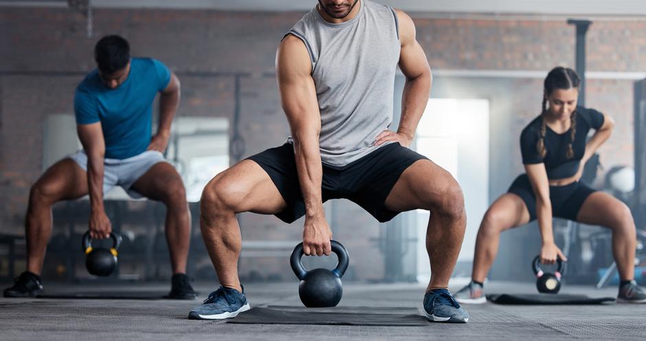 Fitness,,Weightlifting,And,Kettlebell,Class,For,Arm,Workout,,Exercise,Or | Author: 